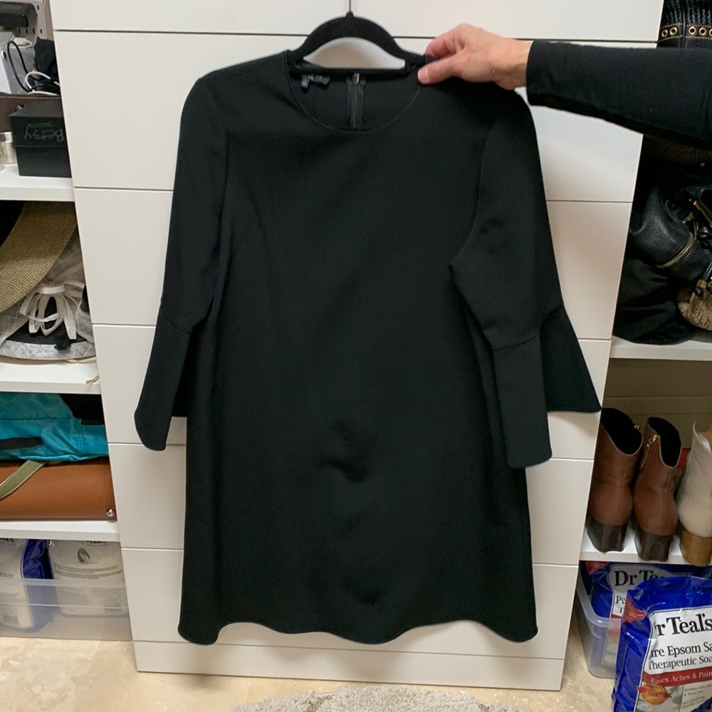 Lafayette 148 acetate and poly great black dress EUC